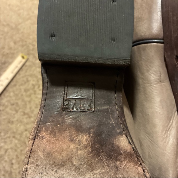 Frye gray Leather Ankle Booties - Picture 8 of 11